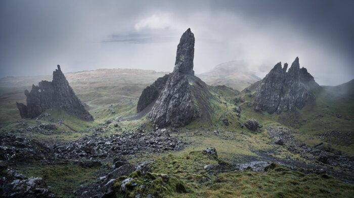 Storr Of Doom - 14"x8" Signed Print