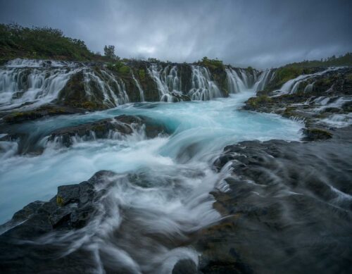 Blue Cascade – 14″x11″ Signed Print